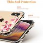 GVIEWIN Clear Case for iPhone Xs Max Flower Pattern Design Soft Flexible TPU Ul