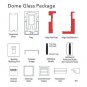 Huawei P20 PRO Screen Protector Tempered Glass Dome Glass Full 2.5D Edge of Scre