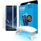 Dome Glass Galaxy S9 Screen Protector Tempered Glass Shield Full Screen Coverag