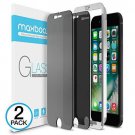 iPhone 8 Plus/ 7 Plus Screen Protector, Maxboost [Privacy Black, 2 Pack] iPhone