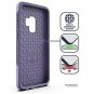 Samsung Note 9 Case Rugged Body Shock Resistant Heavy Duty Armor Slim Purple