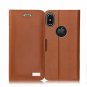 iPhone Xs Wallet Slim Case Genuine Leather Credit Card Kickstand Cover Brown New