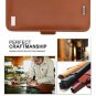 iPhone Xs Wallet Slim Case Genuine Leather Credit Card Kickstand Cover Brown New
