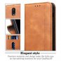 OnePlus 6T Wallet Case Premium PU Leather Card Slots Kickstand Magnetic Closure