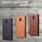OnePlus 6T Wallet Case Premium PU Leather Card Slots Kickstand Magnetic Closure