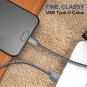 USB Type C Cable 7Pack 3/3/6/6/6/10/10 ft CLEEFUN Fast Charge USB C to A Charger