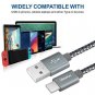 USB Type C Cable 7Pack 3/3/6/6/6/10/10 ft CLEEFUN Fast Charge USB C to A Charger