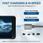USB Type C Cable 7Pack 3/3/6/6/6/10/10 ft CLEEFUN Fast Charge USB C to A Charger