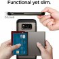Samsung Galaxy S8 Plus Case Slim Armor with Slim Dual Layer Wallet Design Black