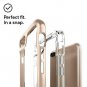 iPhone 8 Plus Case Slim Shockproof Lightweight Durable Safe Cover Clear Gold