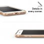 iPhone 8 Plus Case Slim Shockproof Lightweight Durable Safe Cover Clear Gold