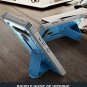 LG V40 Rugged Case BuiltinScreen Protector Poetic Revolution 360 Degree Blue