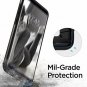 Samsung Galaxy S8 Cace PC Dual Layer Wallet Card Slot Holder Shockproof Gray