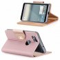 Google Pixel 2 Wallet Case Card Holder Flip Kickstand Mirror Folding Stand Pink