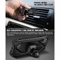 iPhone XS /X Armor Case Heavy Duty Shockproof Full Body Magnetic Car Mount Black