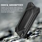 iPhone XS /X Armor Case Heavy Duty Shockproof Full Body Magnetic Car Mount Black
