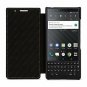 BlackBerry Key2 Case. Leather Book Type Flip Cover for Key2, Folio Case, Black