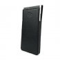 OTIS Blackberry Key2 Handmade Leather Case with Built-in Magnet (Total Black)