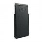 OTIS Blackberry Key2 Handmade Leather Case with Built-in Magnet (Total Black)