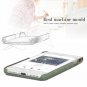 IPhone 8 Plus Case PU Leather Card Slots Slim Scratch-Resistant Shockproof Green