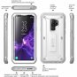 Samsung Galaxy S9 Plus Rugged Case Built In Screen Protector Shockproof White