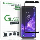 Galaxy S9 Plus Screen Protector Glass, amFilm 3D Curved Dot Matrix Full Screen S