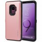 Samsung Galaxy S9 Wallet Case Dual Layer Card Slot Inner USB Type C Adapter Pink
