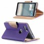 Google Pixel 2 Wallet Case Card Holder Kickstand Mirror Folding Stand Purple