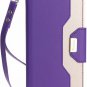 Google Pixel 2 Wallet Case Card Holder Kickstand Mirror Folding Stand Purple