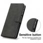 Blackberry Key2 Wallet Case Kisckstand PU Leather Flip Cover Ultra Slim Black