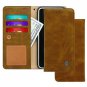 LG V40 ThinQ Case [Free 9 Gifts] Wallet Flip Diary Cover Credid Card Slot Brown