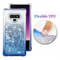 Samsung Galaxy Note 9 Case Bling TPU Quicksand Glitter Bumper Shockproof Blue