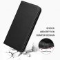 iPhone 8 Wallet Case Genuine Leather Detachable Card Slots Kickstand Black New