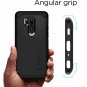 LG G7 Case Kickstand Shockproof Slim Heavy Duty Air Cushion Technology Black