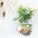 Fish Tank Hanging Wall Mount Vase Aquarium Plant Pot Decor Save Space Acrylic