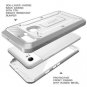 Google Pixel 2 XL Case Full Body Rugged Built In Screen Protector TPU White
