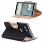 Google Pixel 2 Wallet Case Card Holder Flip Kickstand Mirror Folding Stand Black