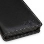 BlackBerry KEY2 Wallet Case Premium Leather Hard Shell Anti Drop Durable Black