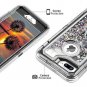 iPhone 8 Plus Case Glitter Shining Liquid Sparkle Armor Hard PC Slim Silver Grey