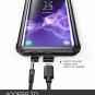 Samsung Galaxy S9 Plus Rugged Case Built In Screen Protector Shockproof Black