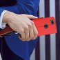 Google Pixel 2 Wallet Case Card Holder Flip Kickstand Mirror Folding Stand Red