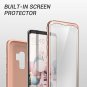 Samsung Galaxy S9 Plus Protective Case Built-in Screen Protector Shockproof Pink