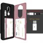 LG G7 Wallet Case Hidden Credit Holder Wrist Strap Mirror Kickdtand Teal