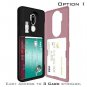 LG G7 Wallet Case Hidden Credit Holder Wrist Strap Mirror Kickdtand Teal