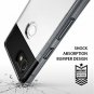 Google Pixel 2 XL Phone Case Transparent Drop Protection Scratch Resistant Black
