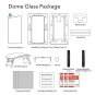 Dome Glass Galaxy Note 9 Screen Protector Tempered Glass, Full 3D Curved Edge