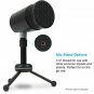 Cyber Acoustics USB Condenser Microphone for Podcasts, Gaming, Vocal, Music, Stu