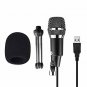 FIFINE USB Microphone, Plug Play Home Studio USB Condenser Microphone for Skype