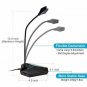 USB Computer Microphone, Plug Play Desktop Omnidirectional Condenser PC Laptop