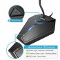 USB Computer Microphone, Plug Play Desktop Omnidirectional Condenser PC Laptop